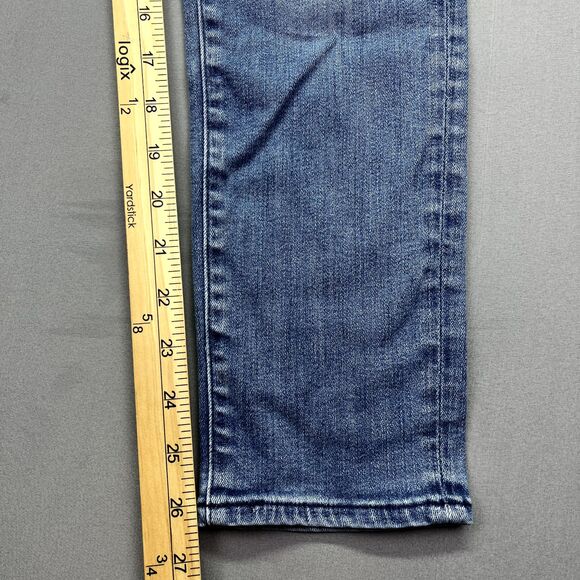 Anthropologie AG Retro Stevie Slim Straight Jeans Size‎ 26R Mid Rise Light Wash - Picture 5 of 16